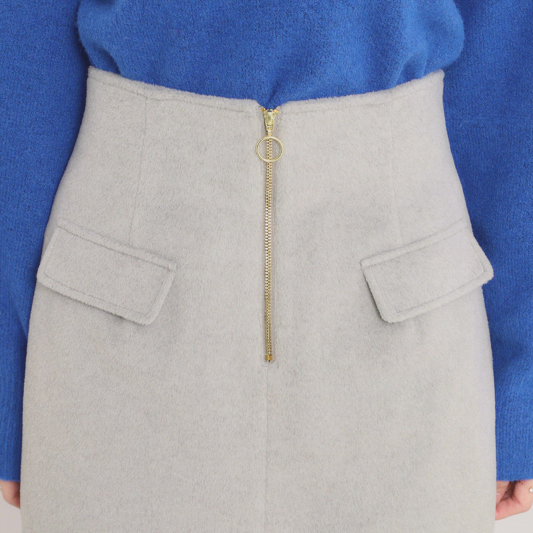 ITS&rsquo;DEMO「【ウエストゴム】シャギーモッサタイトスカート」|スカート|