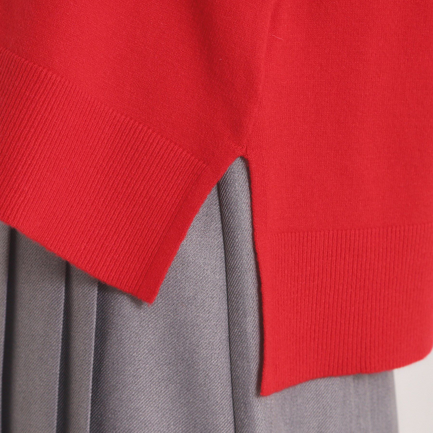 ITS&rsquo;DEMO「【静電気防止／手洗い可】クリーミータッチクルーネックニット」|ニット・セーター|