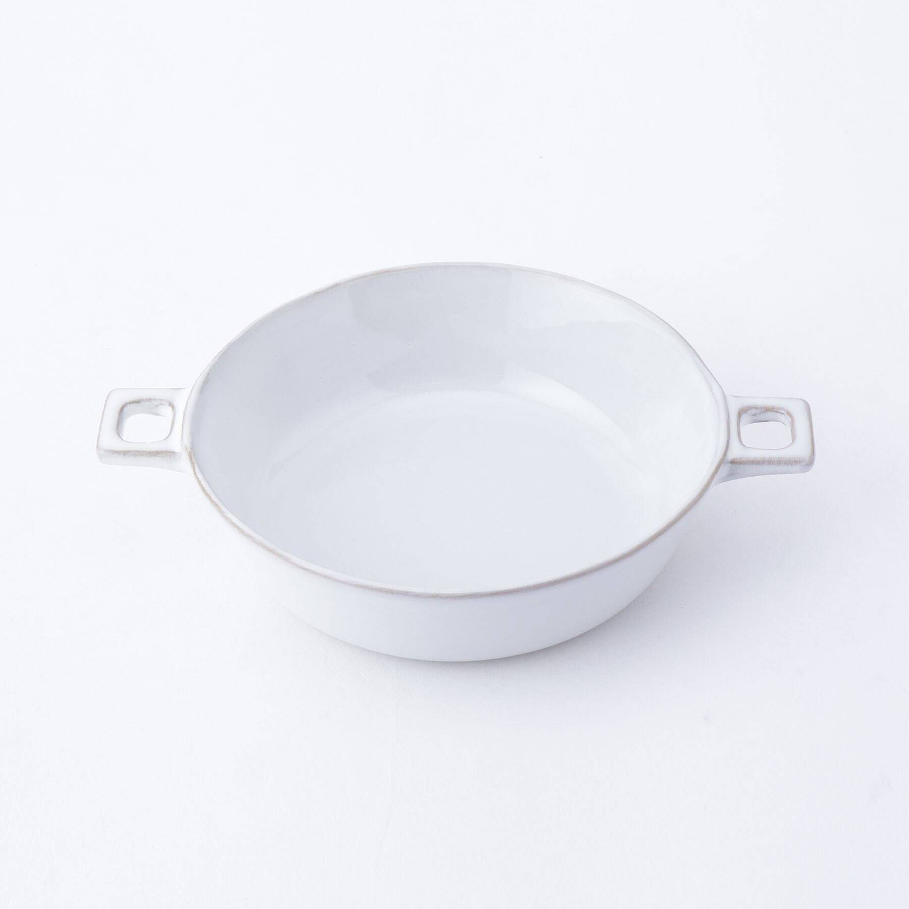 212 KITCHEN STORE「ヒナタ ラウンドハンドルグラタン WH」|食器・キッチングッズ|