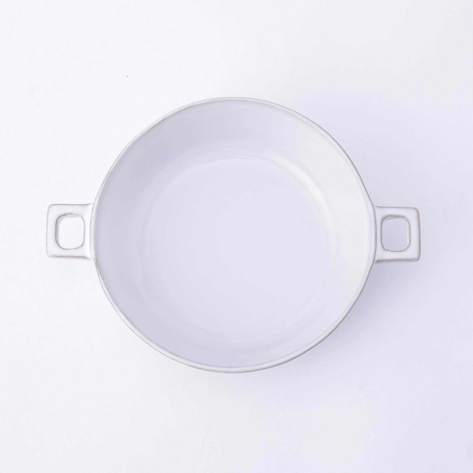 212 KITCHEN STORE「ヒナタ ラウンドハンドルグラタン WH」|食器・キッチングッズ|