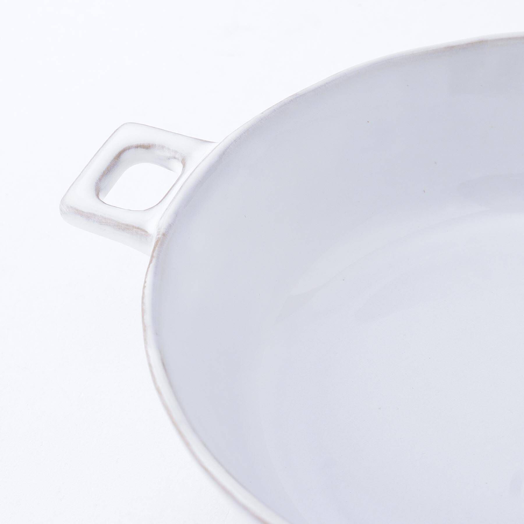 212 KITCHEN STORE「ヒナタ ラウンドハンドルグラタン WH」|食器・キッチングッズ|