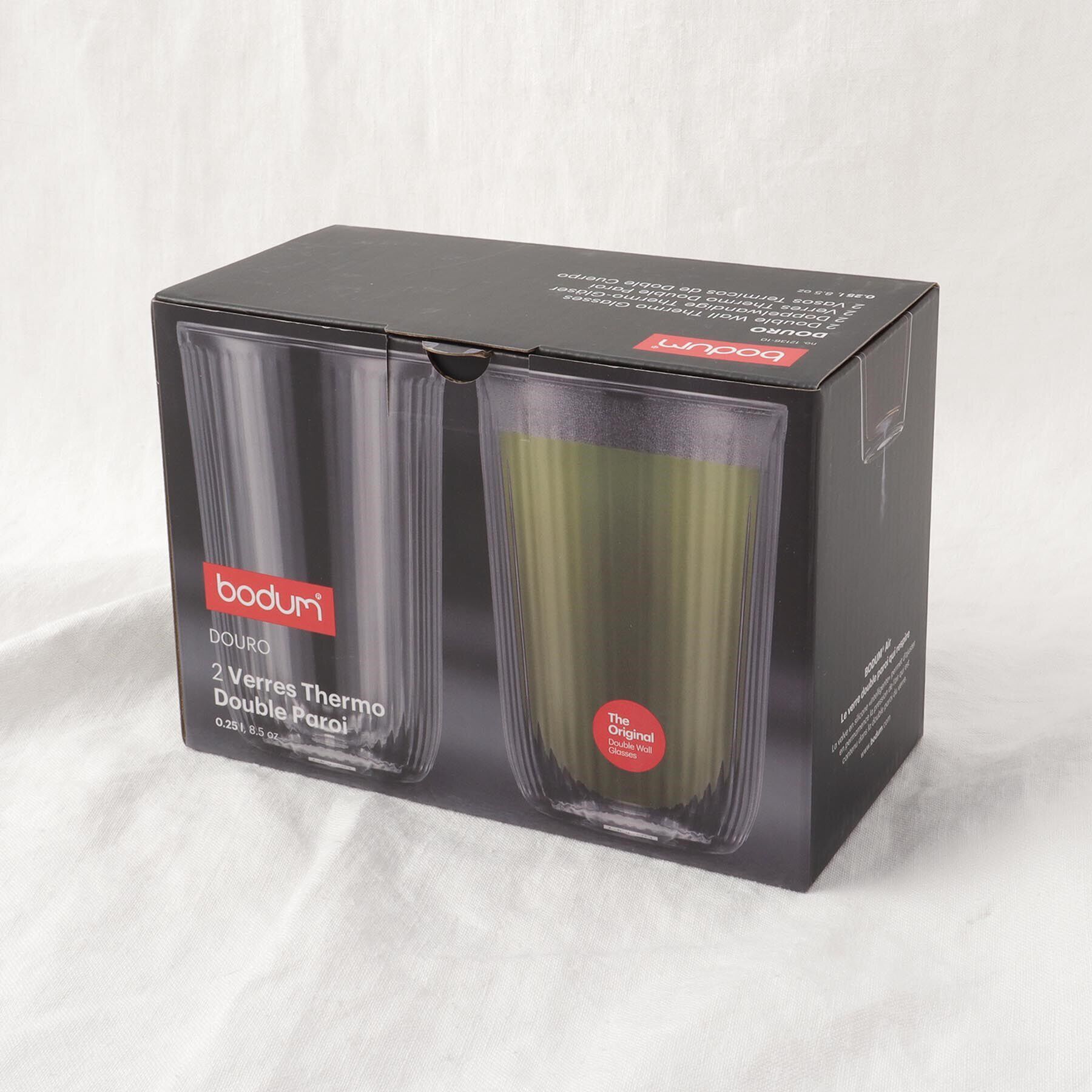 212 KITCHEN STORE「デューロダブルウォールグラス 250ml(2個セット) ＜bodum ボダム＞」|グラス・マグカップ|