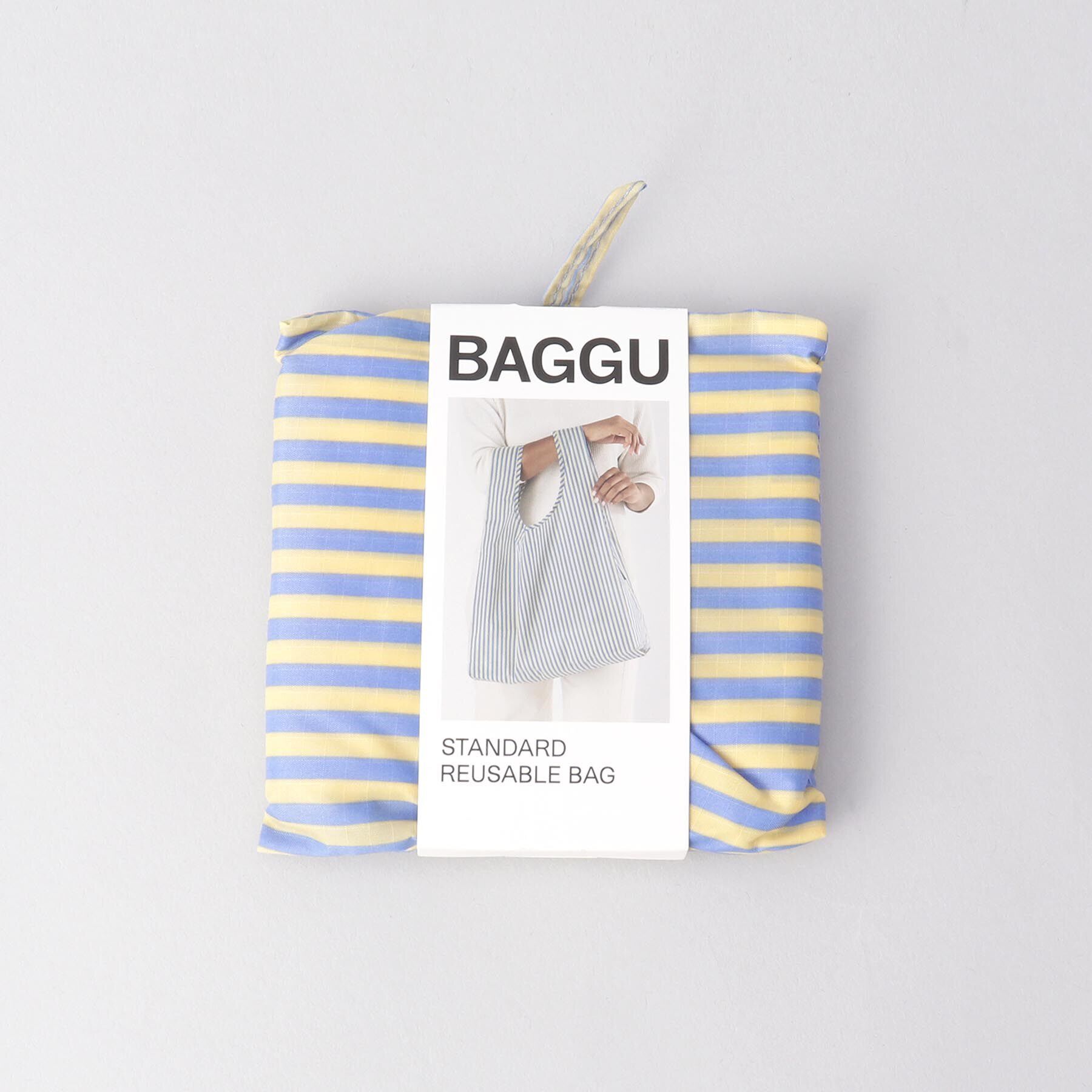 212 KITCHEN STORE「◆スタンダードエコバッグ ブルー&times;イエローストライプ ＜BAGGU バグゥ＞」|その他|