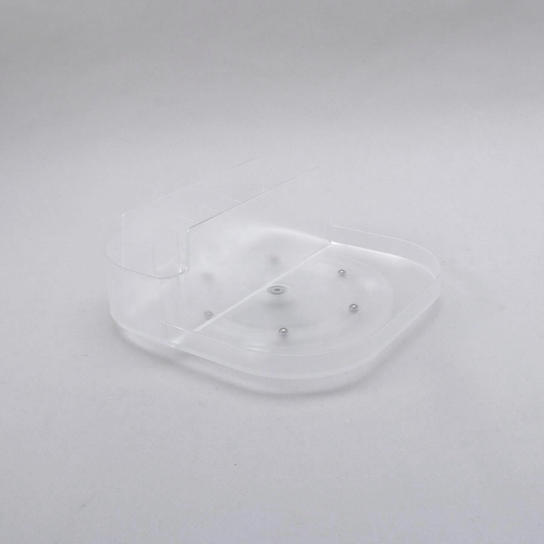 212 KITCHEN STORE「冷蔵庫中回転式仕切り付きトレー スクエア WH 山崎実業 ＜tower タワー＞」|食器・キッチングッズ|