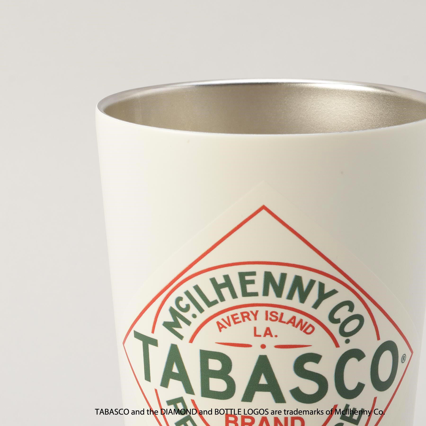 212 KITCHEN STORE「ステンレスタンブラー ロゴ ＜TABASCO(R) タバスコ＞」|グラス・マグカップ|