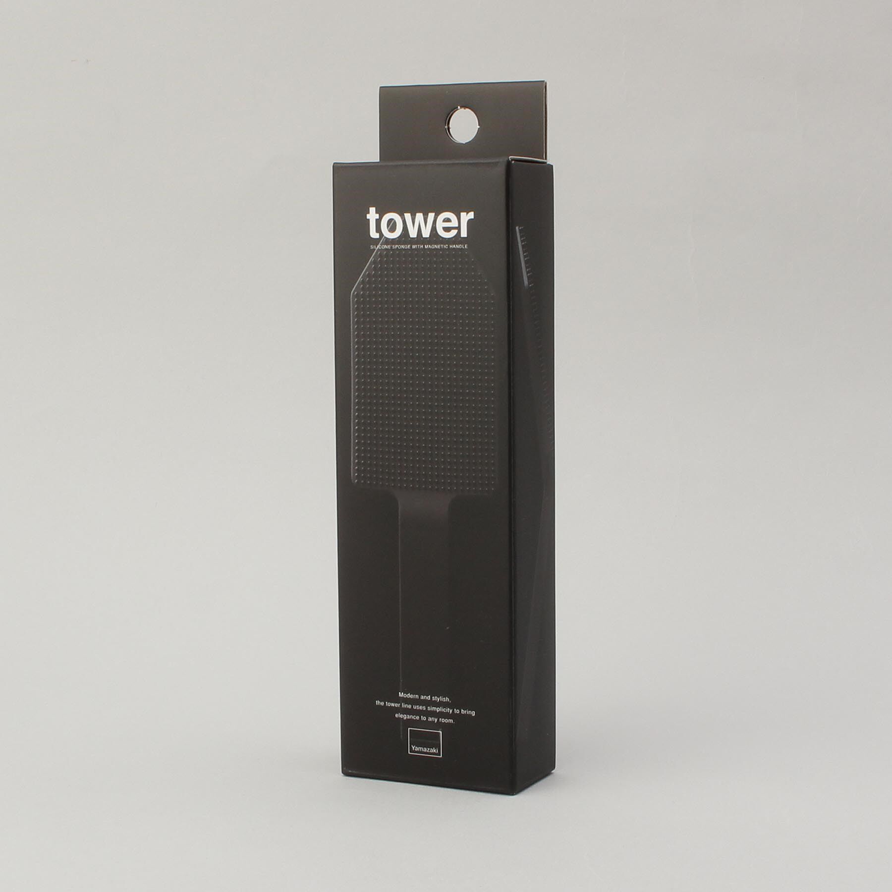 212 KITCHEN STORE「マグネットハンドル付シリコーンスポンジ BK 山崎実業 ＜tower タワー＞」|その他|