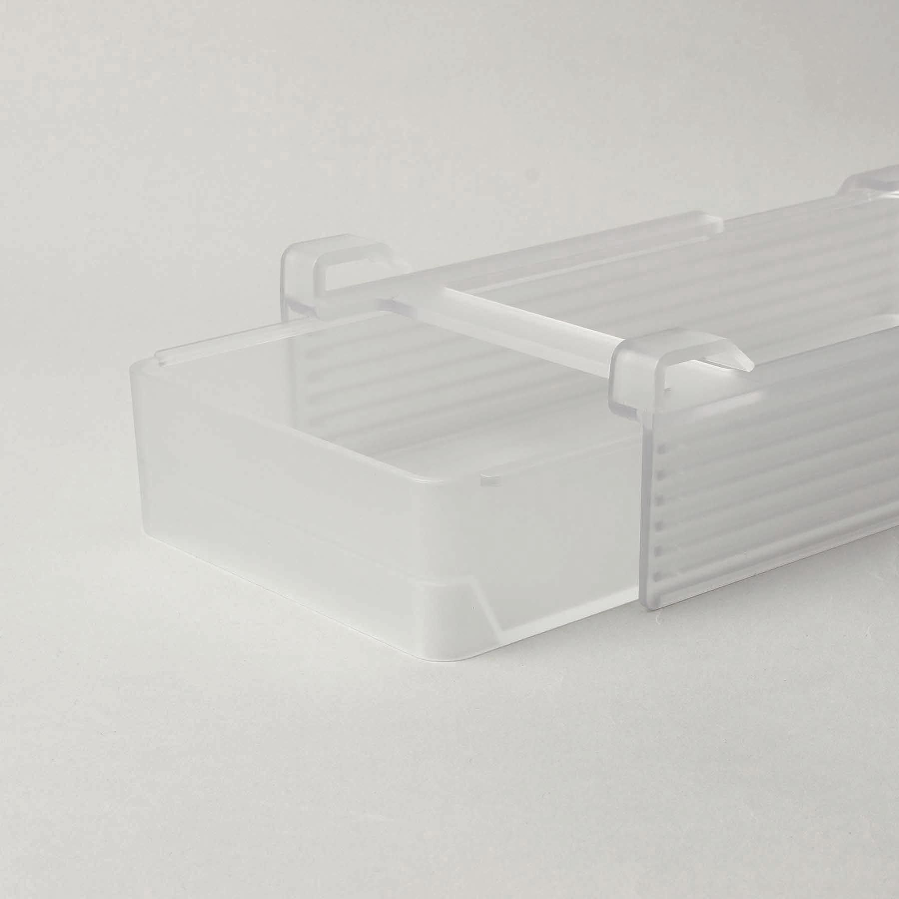 212 KITCHEN STORE「冷蔵庫中棚下高さ調節ラック S WH 山崎実業 ＜tower タワー＞」|食器・キッチングッズ|