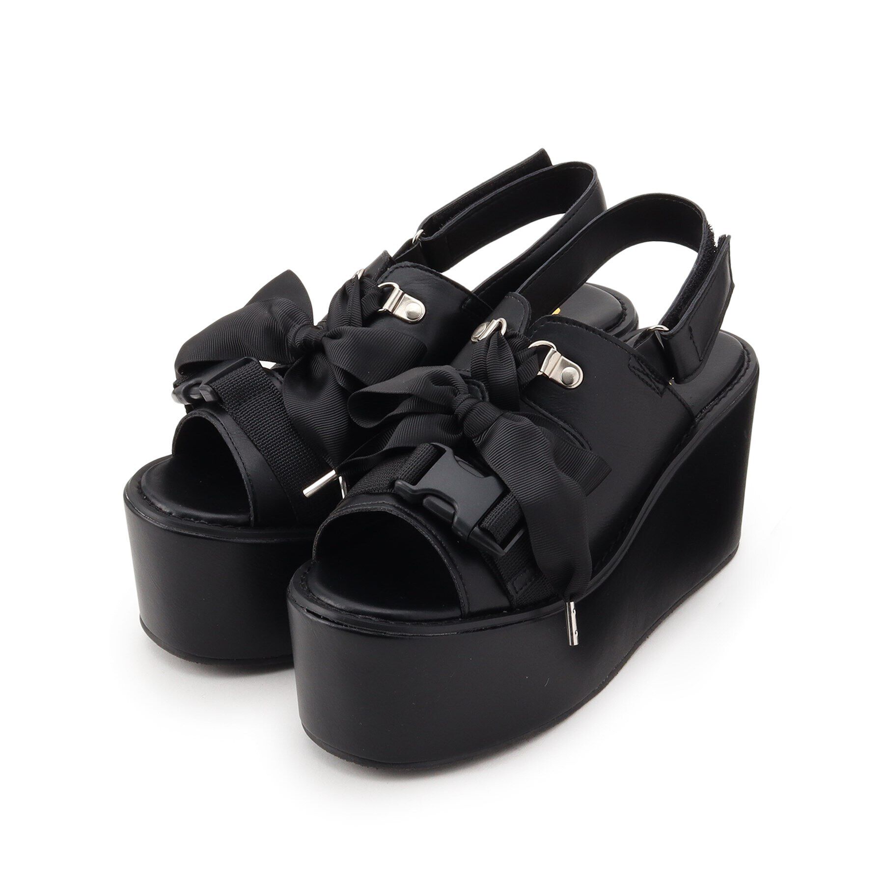 csT&P「厚底レースアップサンダル」|サンダル|