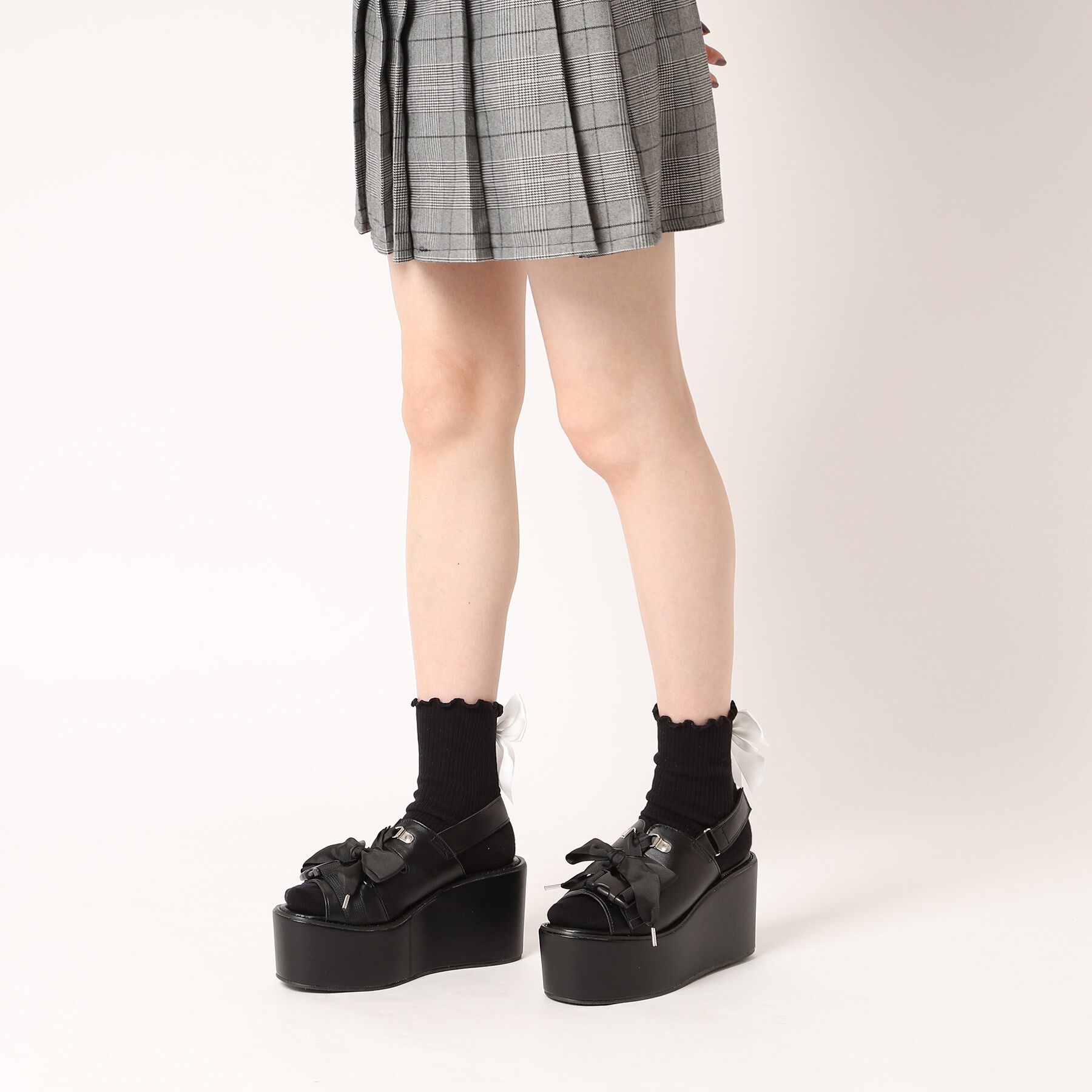 csT&P「厚底レースアップサンダル」|サンダル|