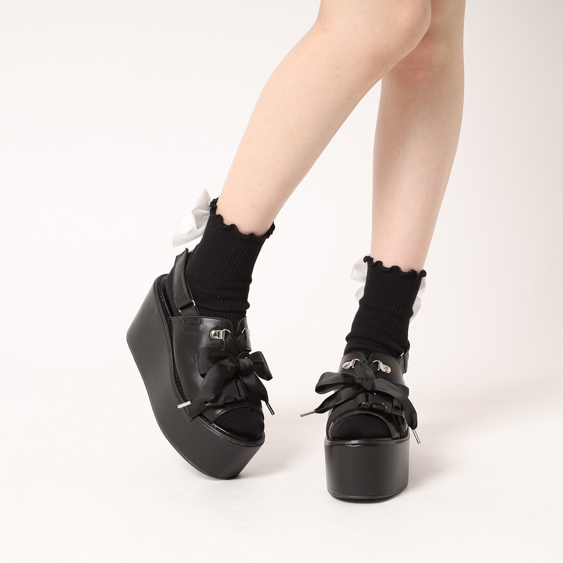 csT&P「厚底レースアップサンダル」|サンダル|