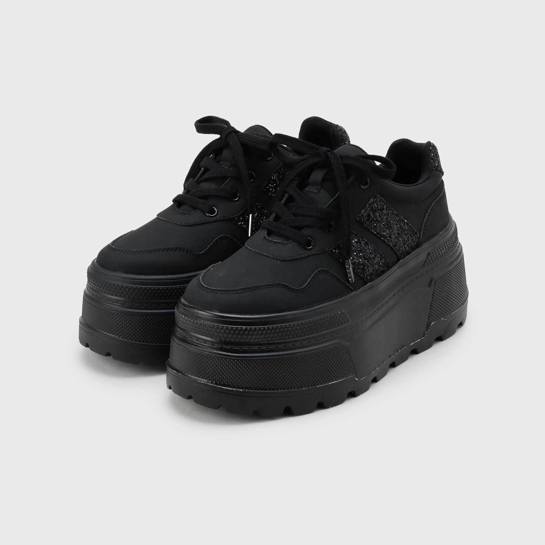 ESPERANZA「ラメライン厚底スニーカー」|スニーカー|