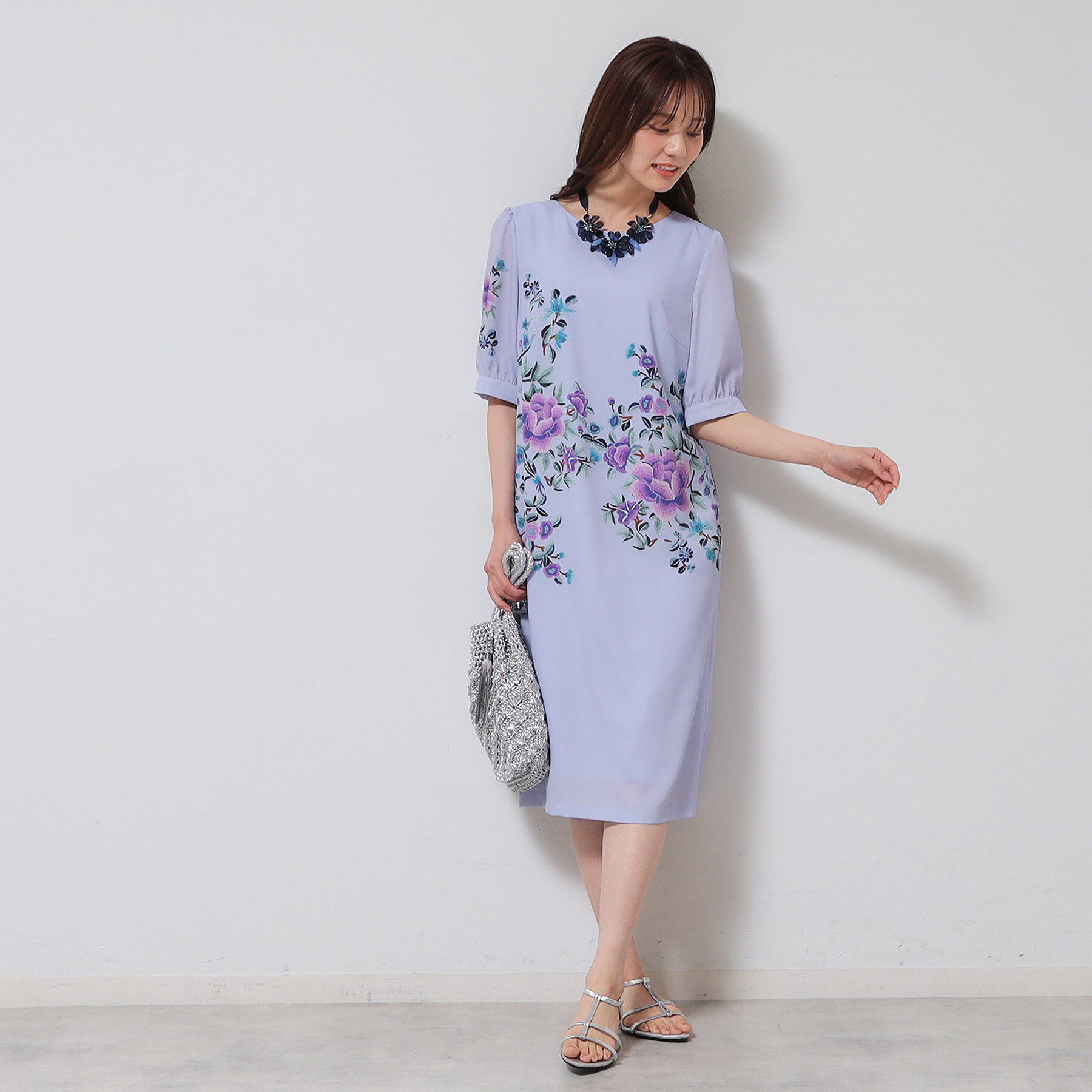 SunaUna「【&yours project／SS～L】パネル柄ワンピース」|ワンピース|