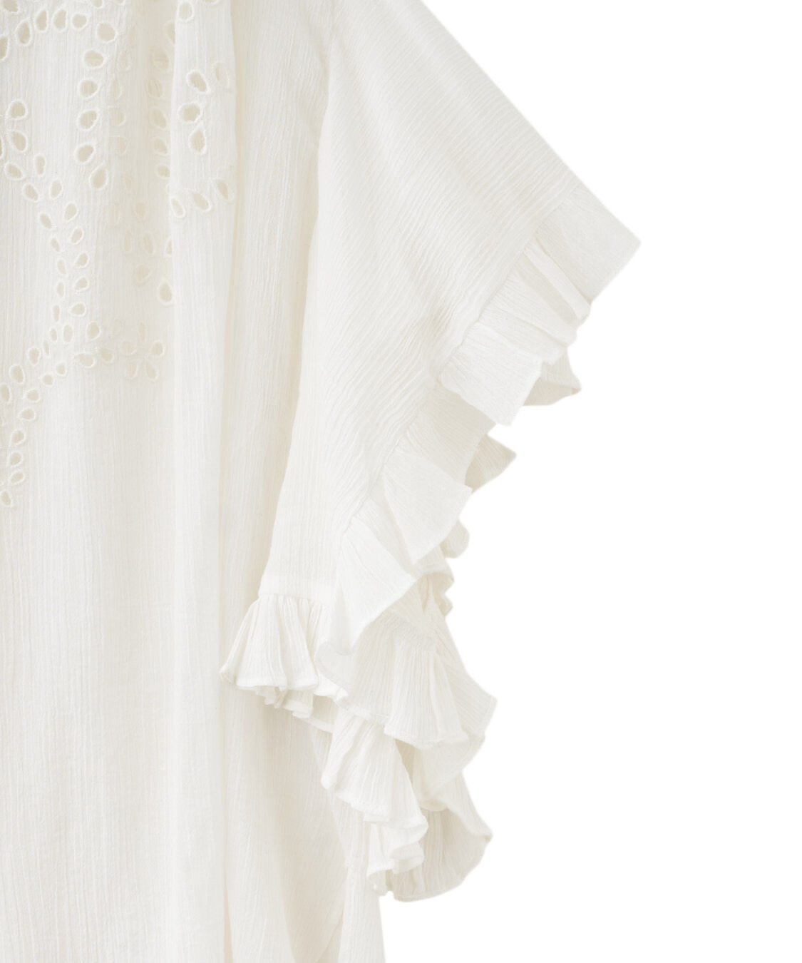 COCO DEAL「エンブロイダリーフリルスリーブブラウス」|シャツ・ブラウス|