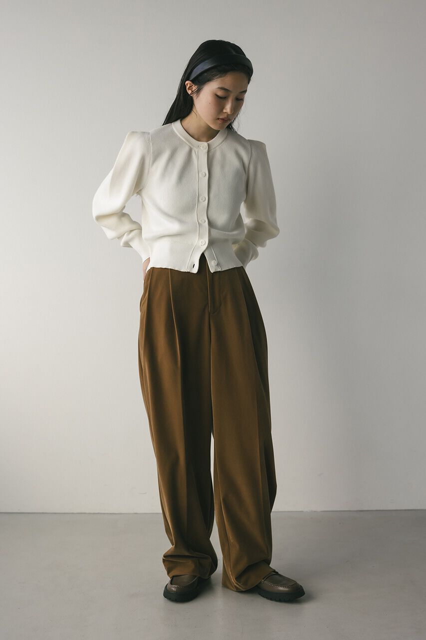 STYLEMIXER「ショルダータックニットカーディガン」|カーディガン|