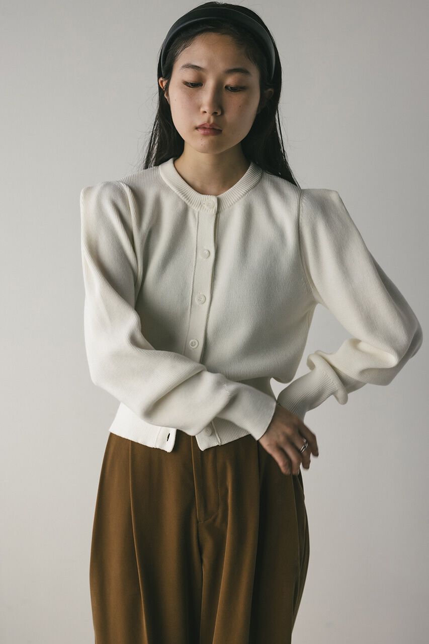 STYLEMIXER「ショルダータックニットカーディガン」|カーディガン|