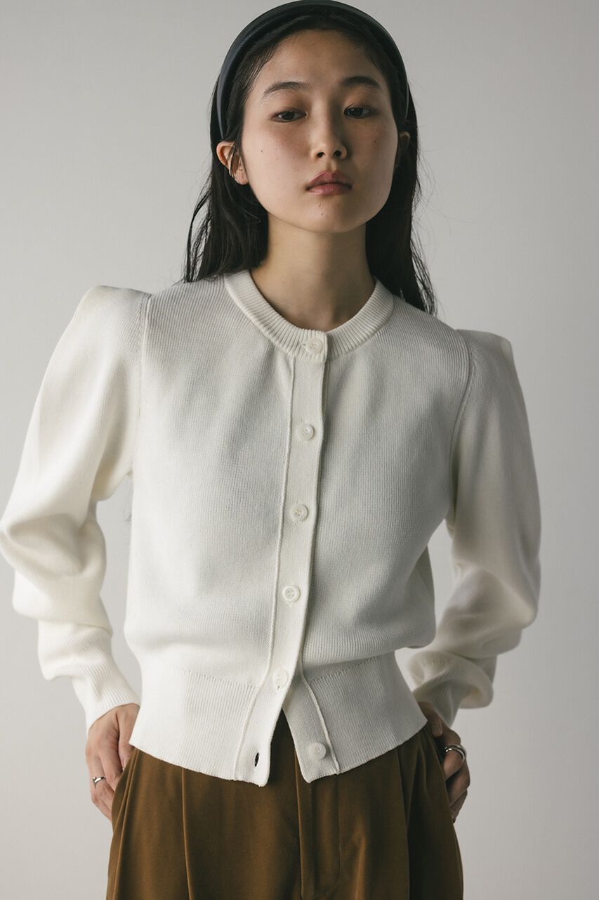 STYLEMIXER「ショルダータックニットカーディガン」|カーディガン|