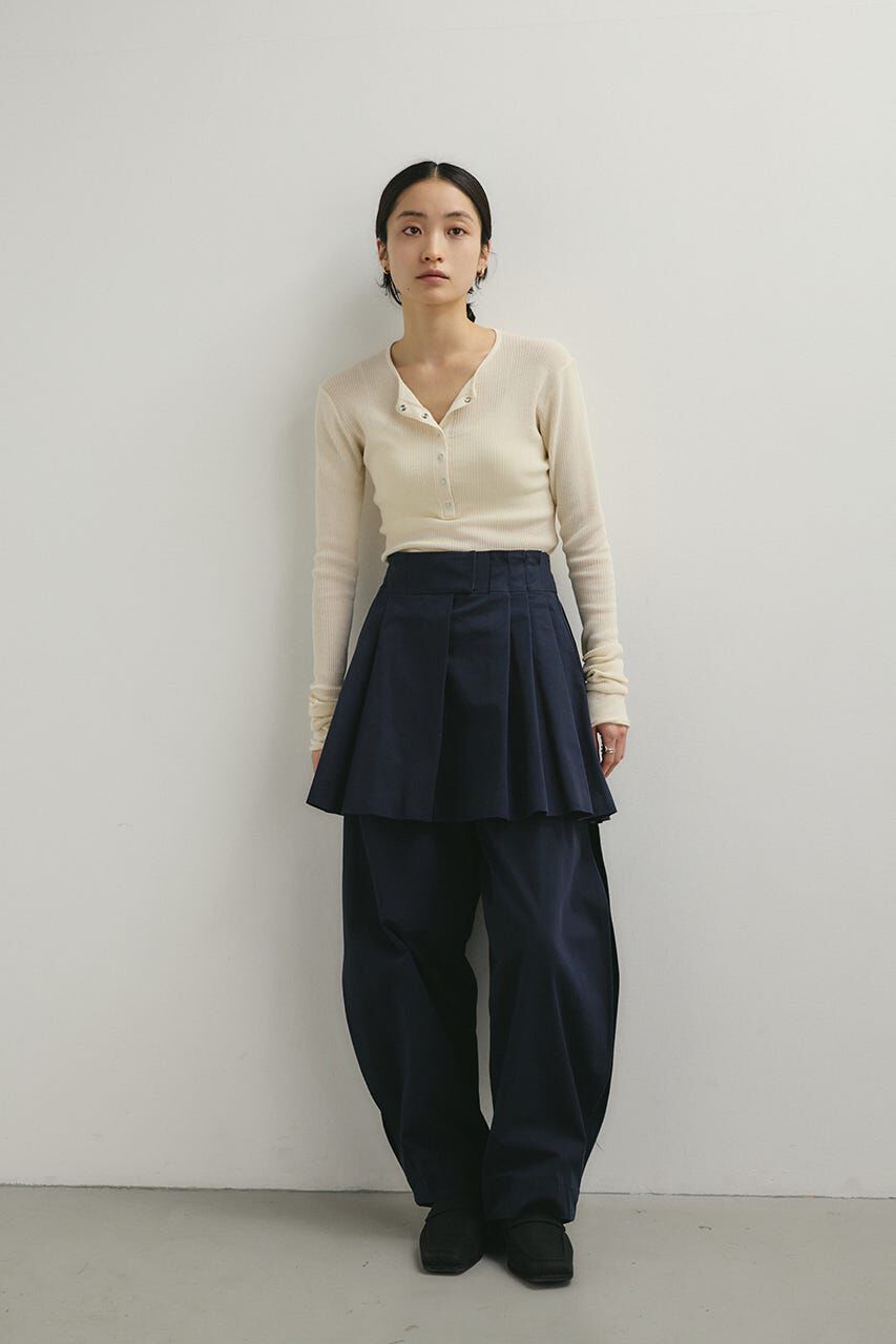 STYLEMIXER「タックワイドミニスカート」|スカート|