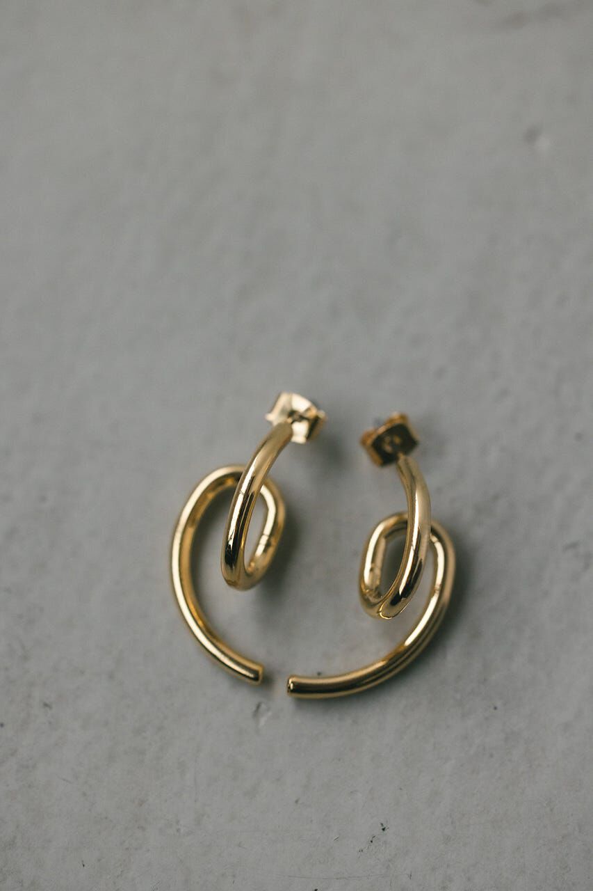 STYLEMIXER「ノットラインピアス」|ピアス|GLD