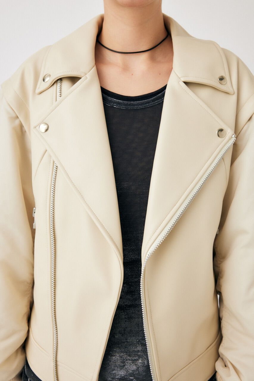 MOUSSY「FAUX LEATHER DETACHABLE ジャケット」|その他|