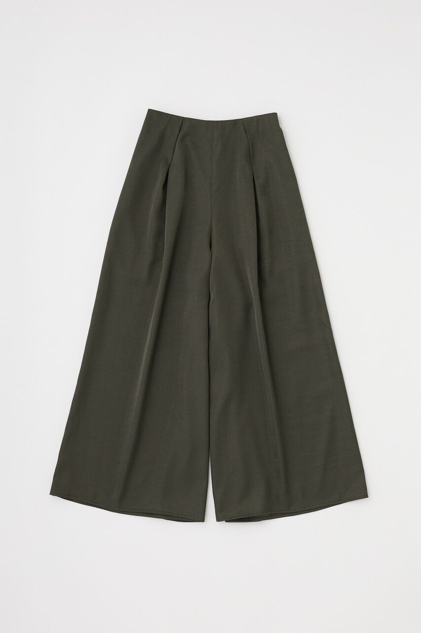 MOUSSY「リサイクルポリエステル使用　フレア分量たっぷりのサテンパンツ」|その他|