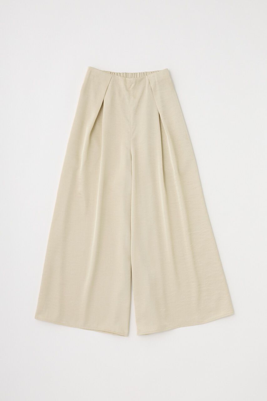 MOUSSY「リサイクルポリエステル使用　フレア分量たっぷりのサテンパンツ」|その他|