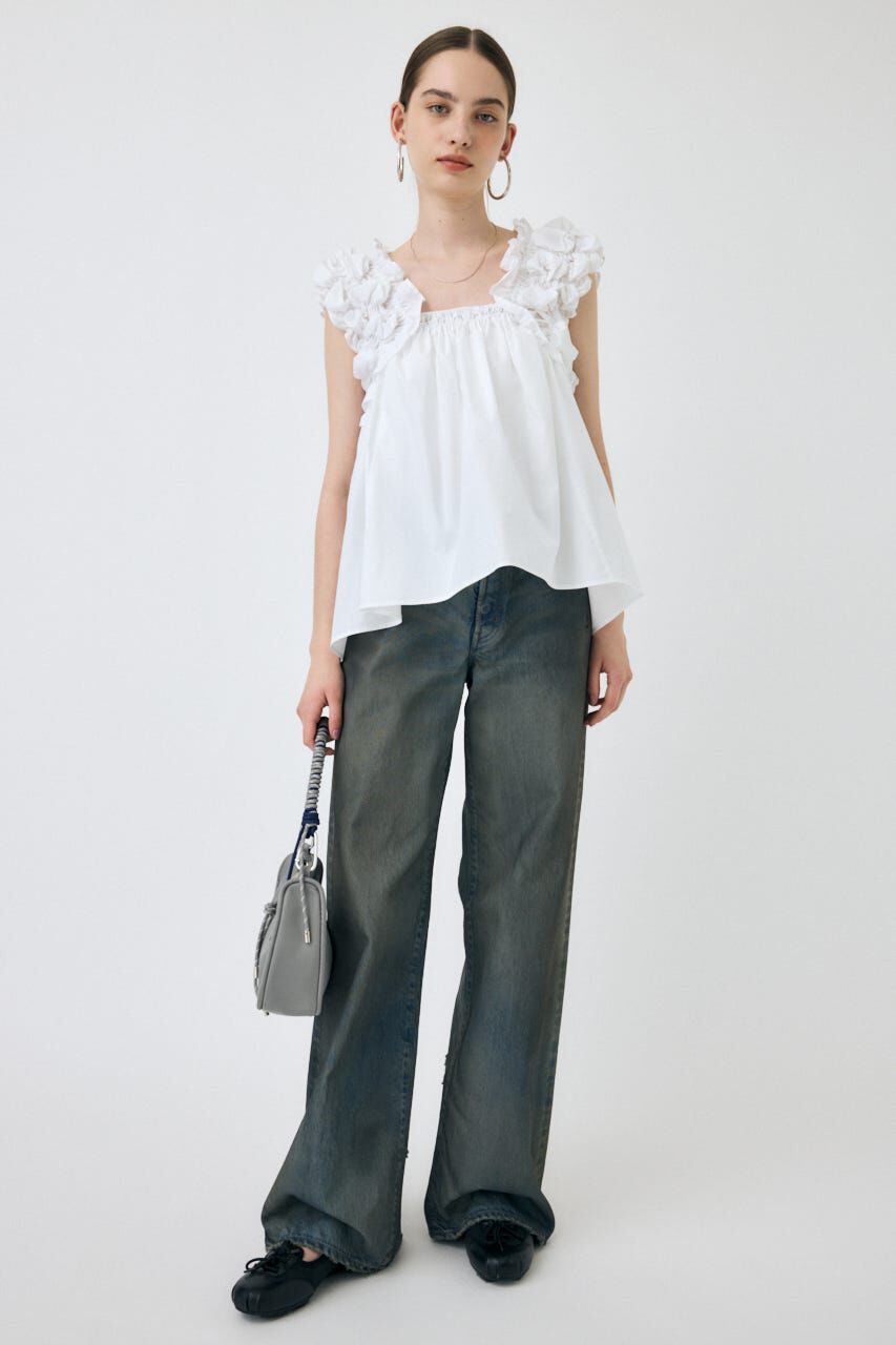 MOUSSY「MIDRISE RUSTER バギーデニム」|デニム|