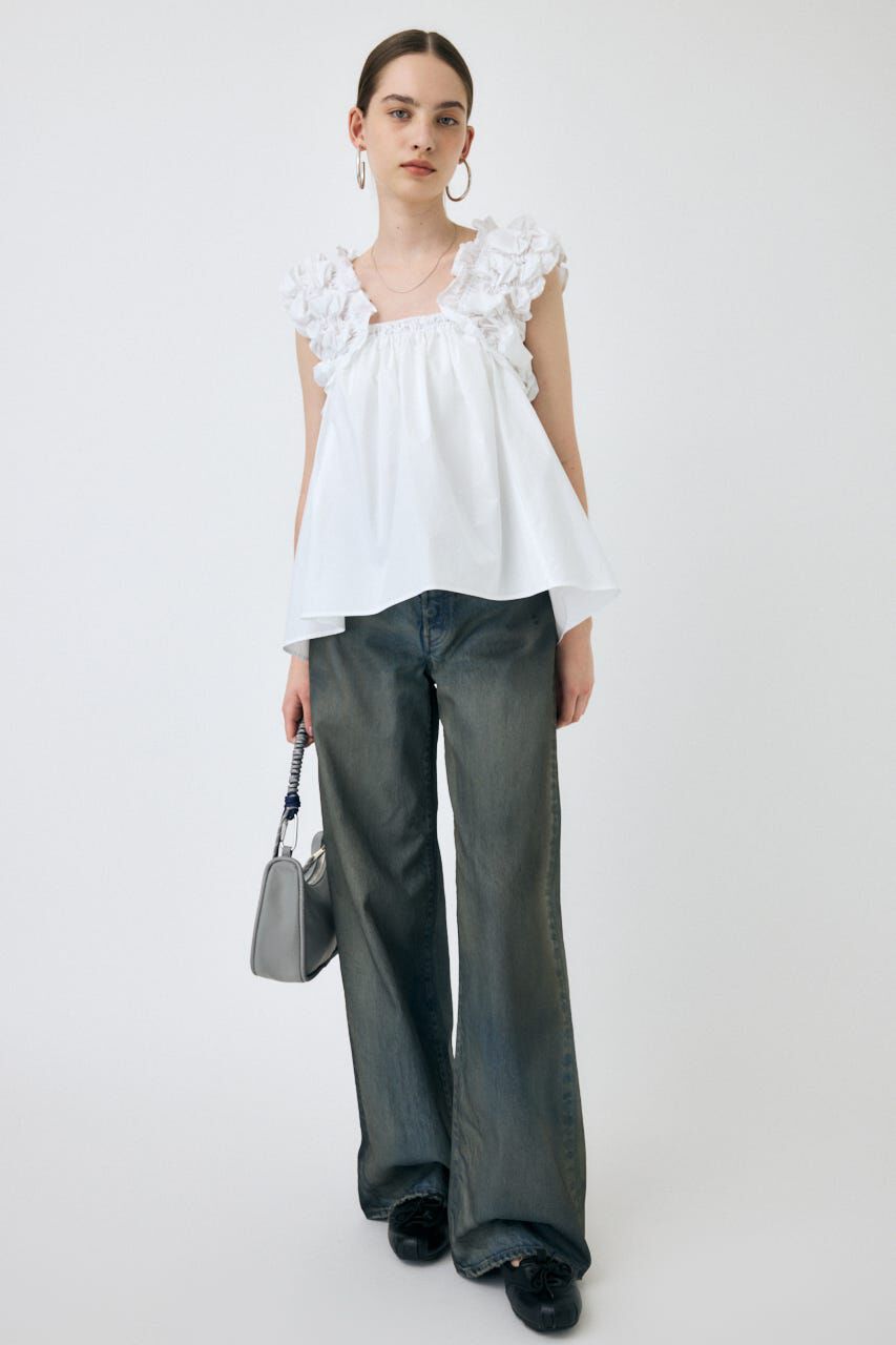 MOUSSY「MIDRISE RUSTER バギーデニム」|デニム|