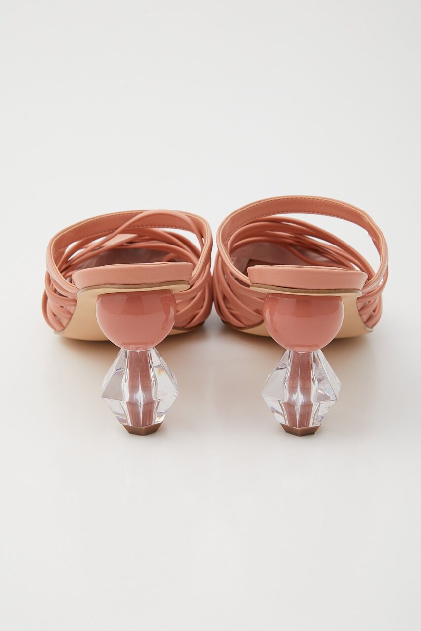 rienda「MIXボールレースアップパターンミュール」|サンダル|