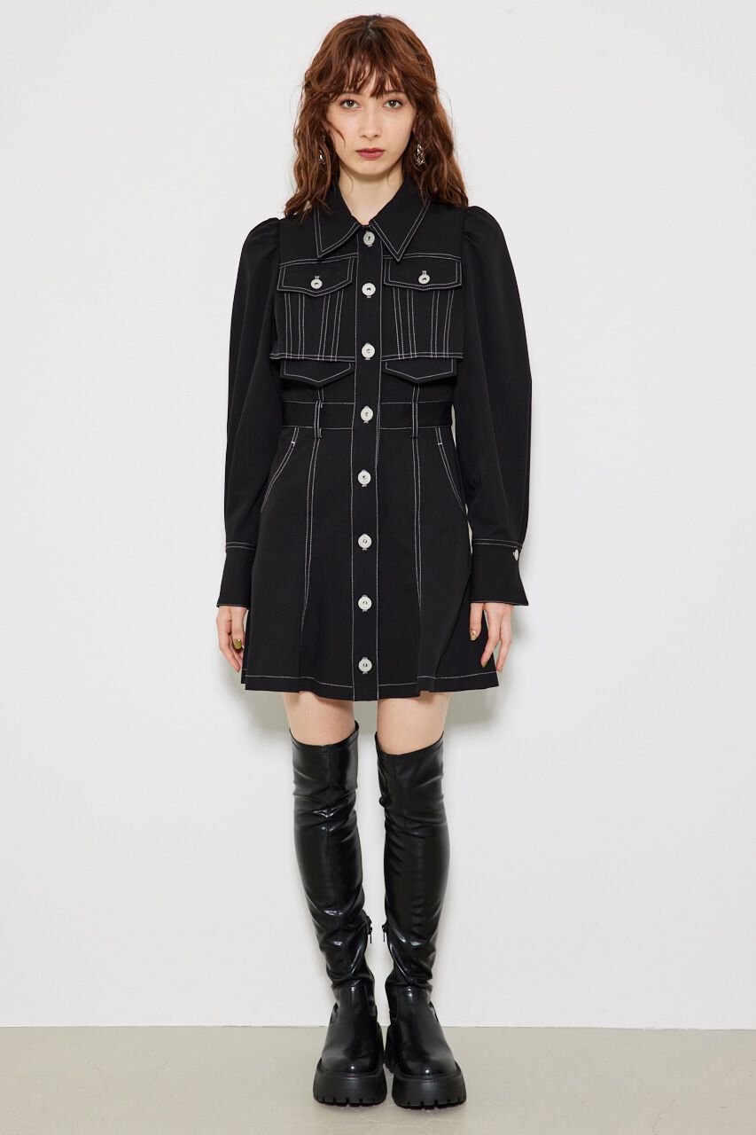 rienda「クロップドレイヤードマーメイドOPS」|ワンピース|