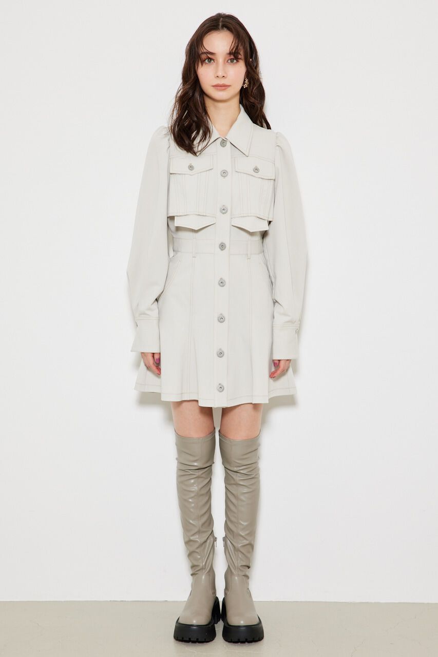 rienda「クロップドレイヤードマーメイドOPS」|ワンピース|