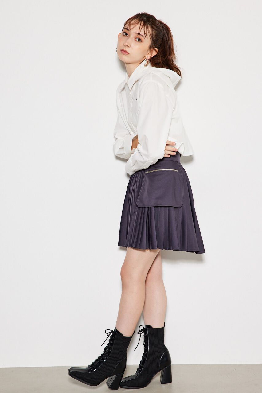 rienda「2WAYフードSH TOP」|シャツ・ブラウス|