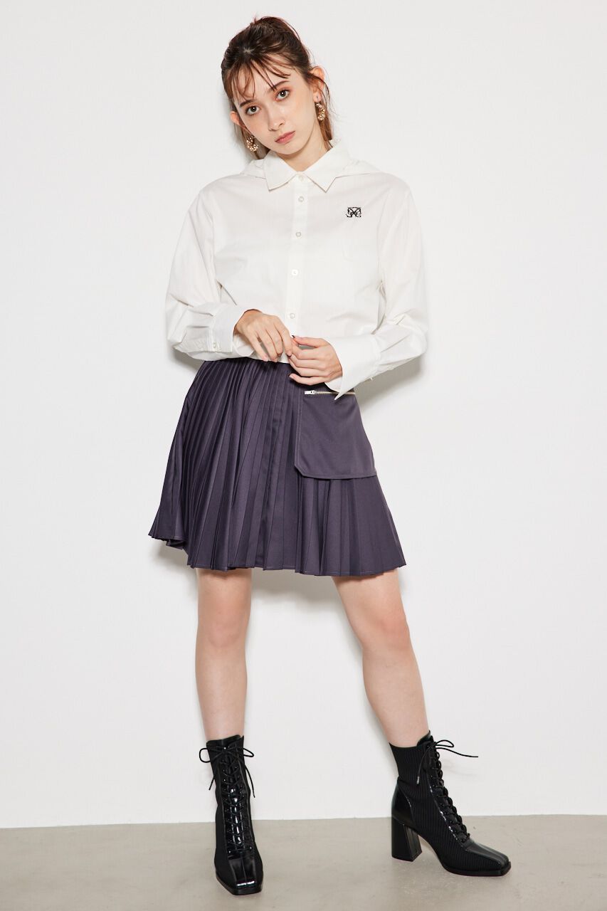 rienda「2WAYフードSH TOP」|シャツ・ブラウス|