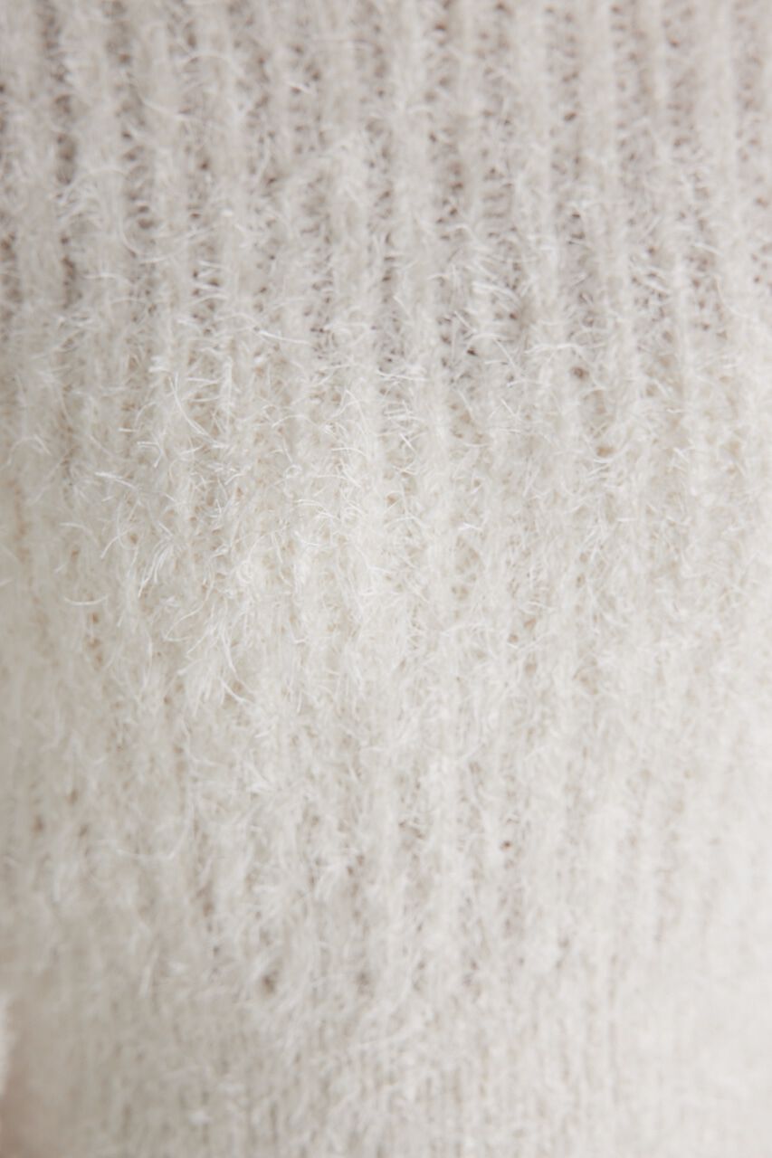 rienda「コンパクトシアーシャギーknitTOP」|ニット・セーター|