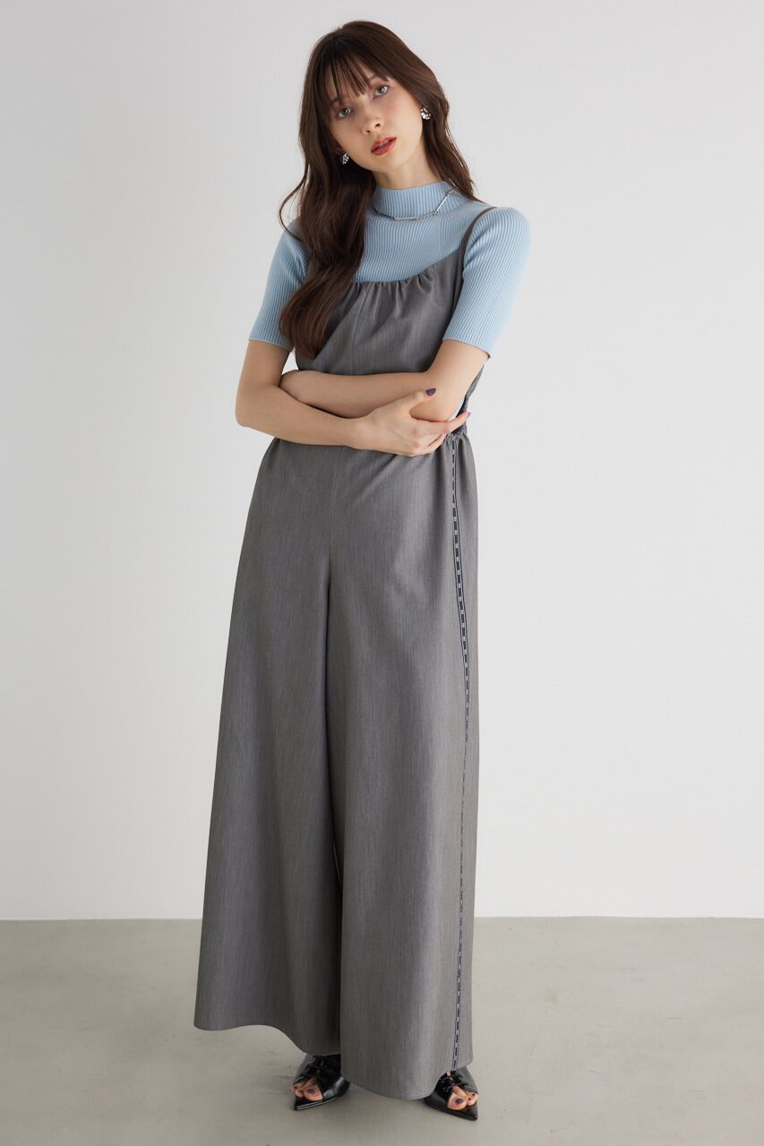 rienda「ロゴテープギャザーキャミ PT」|その他|GRY