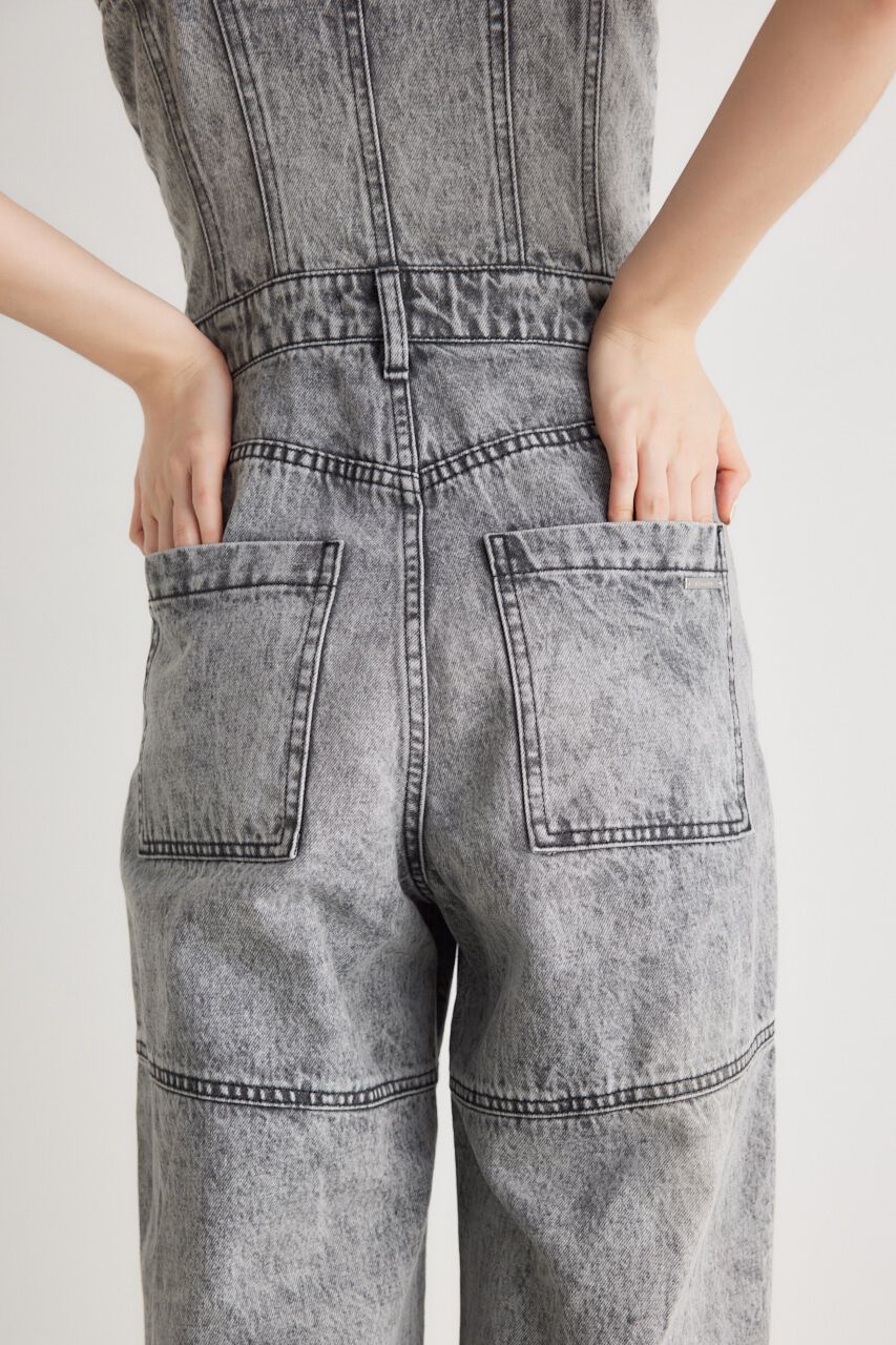rienda「ビスチェライクDENIMロンパース」|その他|