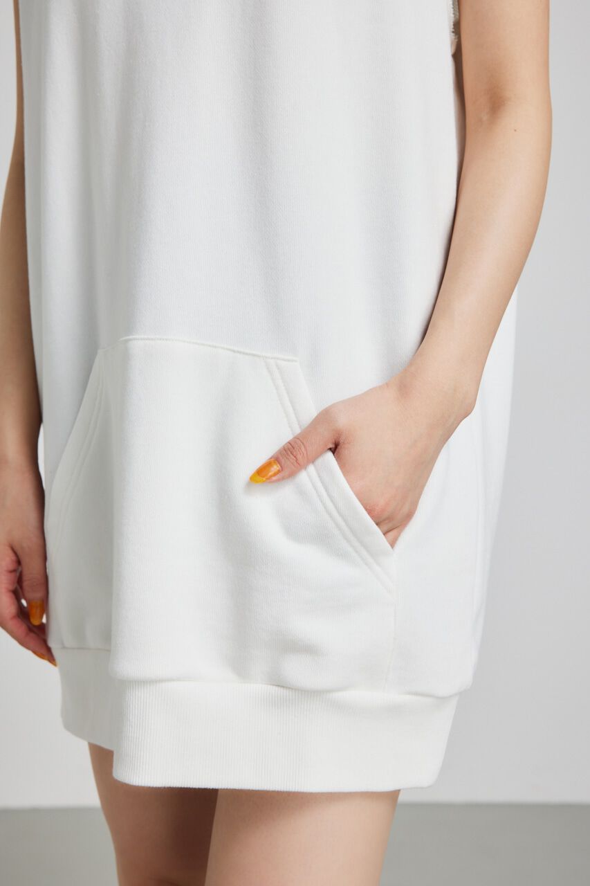 rienda「RモチーフスウェットノースリOP」|ワンピース|