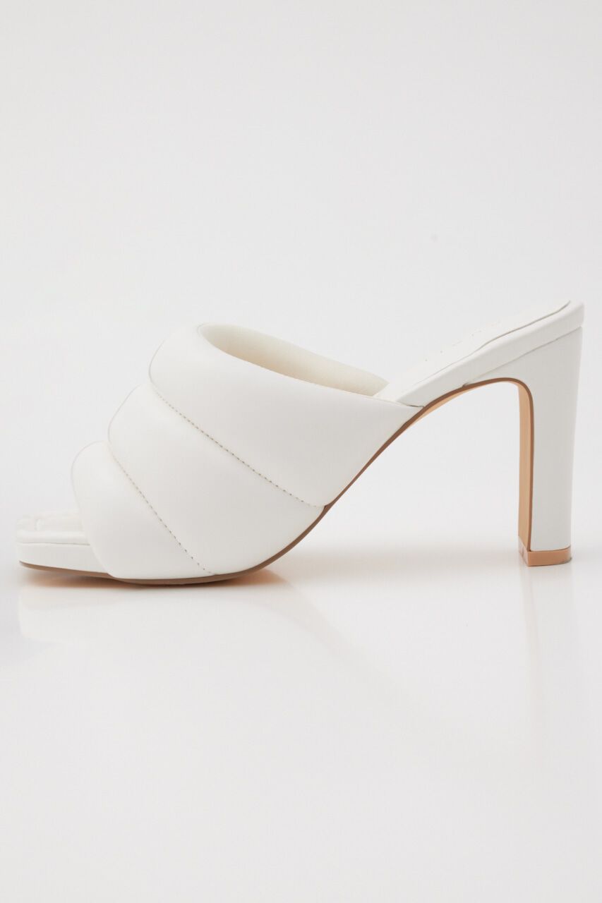 rienda「パディングスクエアSDL」|サンダル|WHT