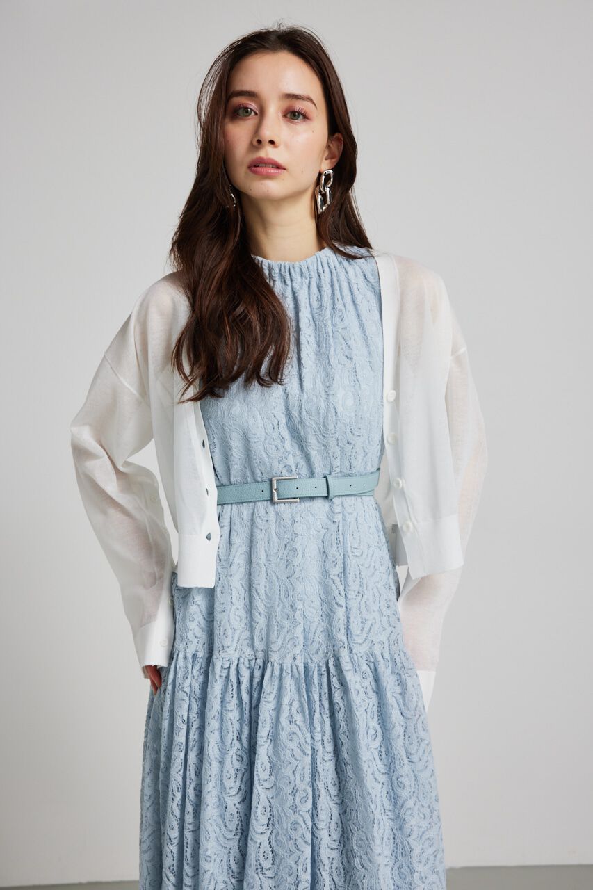 rienda「2wayスリットデザインKnitカーデ」|ニット・セーター|WHT