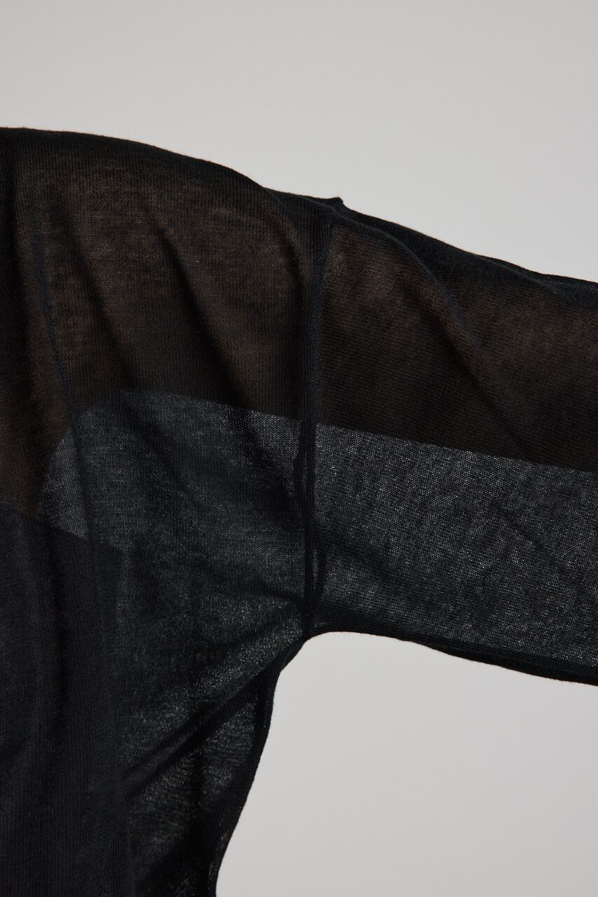 rienda「2wayスリットデザインKnitカーデ」|ニット・セーター|