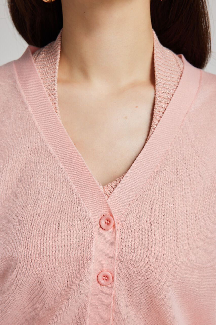 rienda「2wayスリットデザインKnitカーデ」|ニット・セーター|