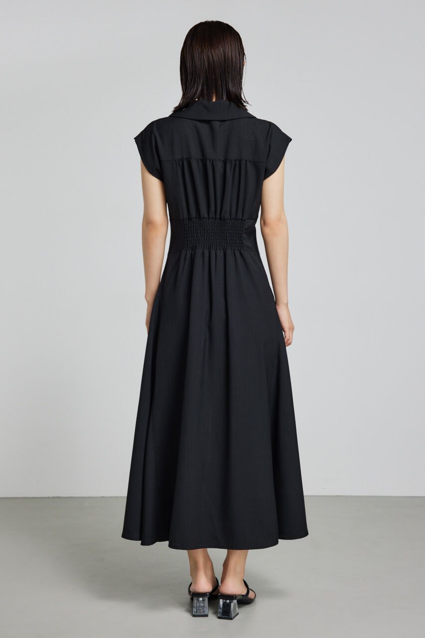 rienda「サイドラインジップフレアワンピース」|ワンピース|