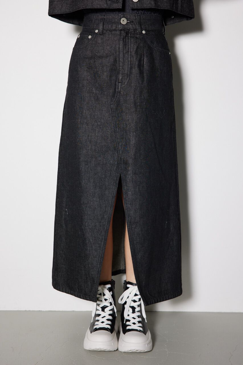 rienda「ストレートロングジャストウエストスカート」|スカート|