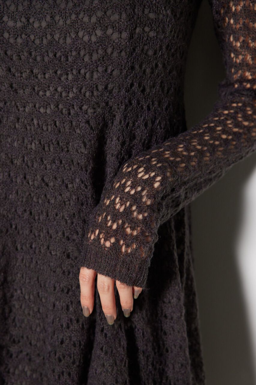 rienda「ソフティーニットフレアミニワンピース」|ワンピース|