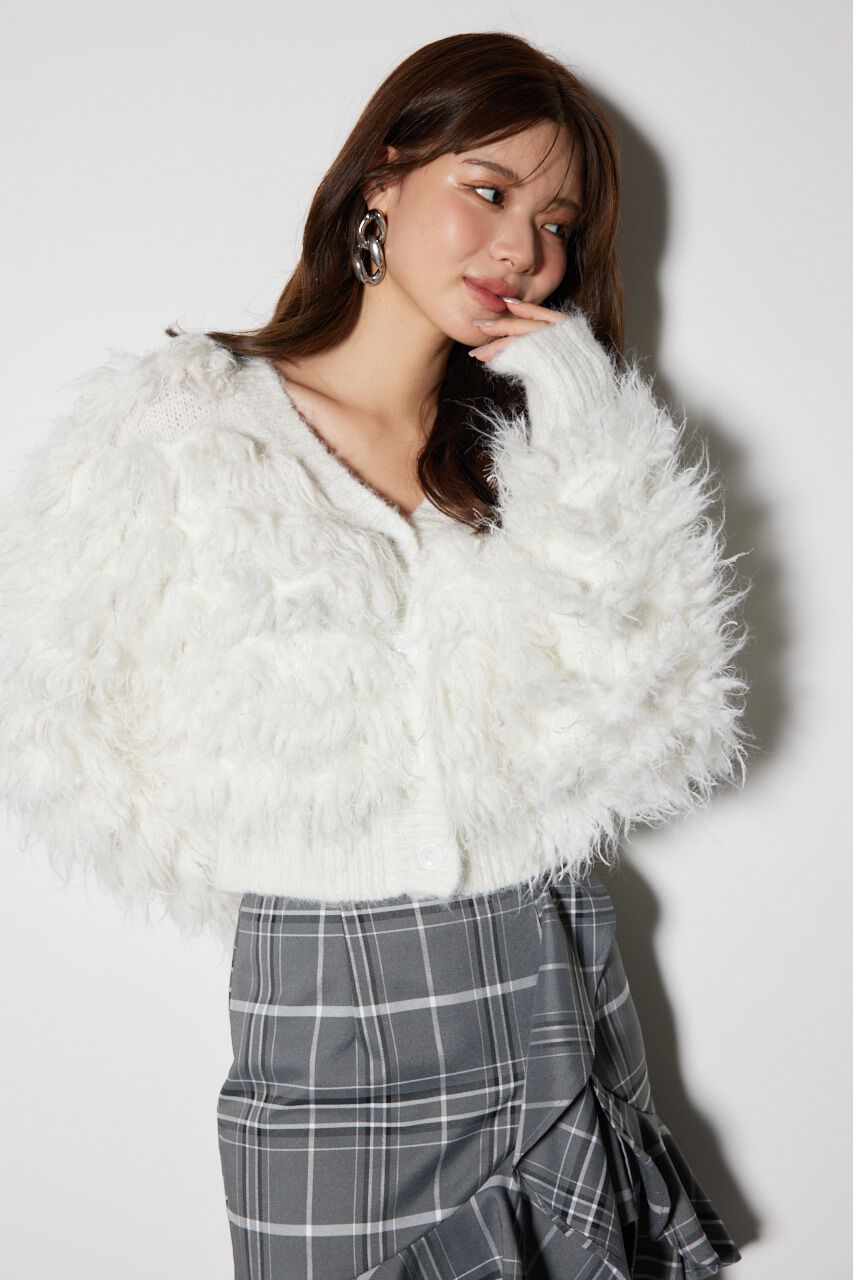 rienda「フリンジニットカーディガン」|カーディガン|