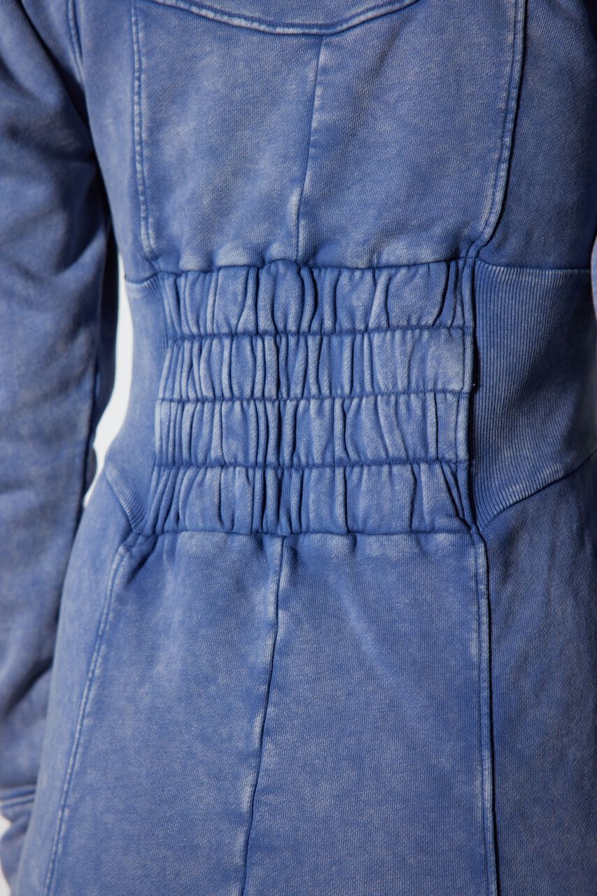 rienda「デニム風CUTタイトワンピース」|ワンピース|