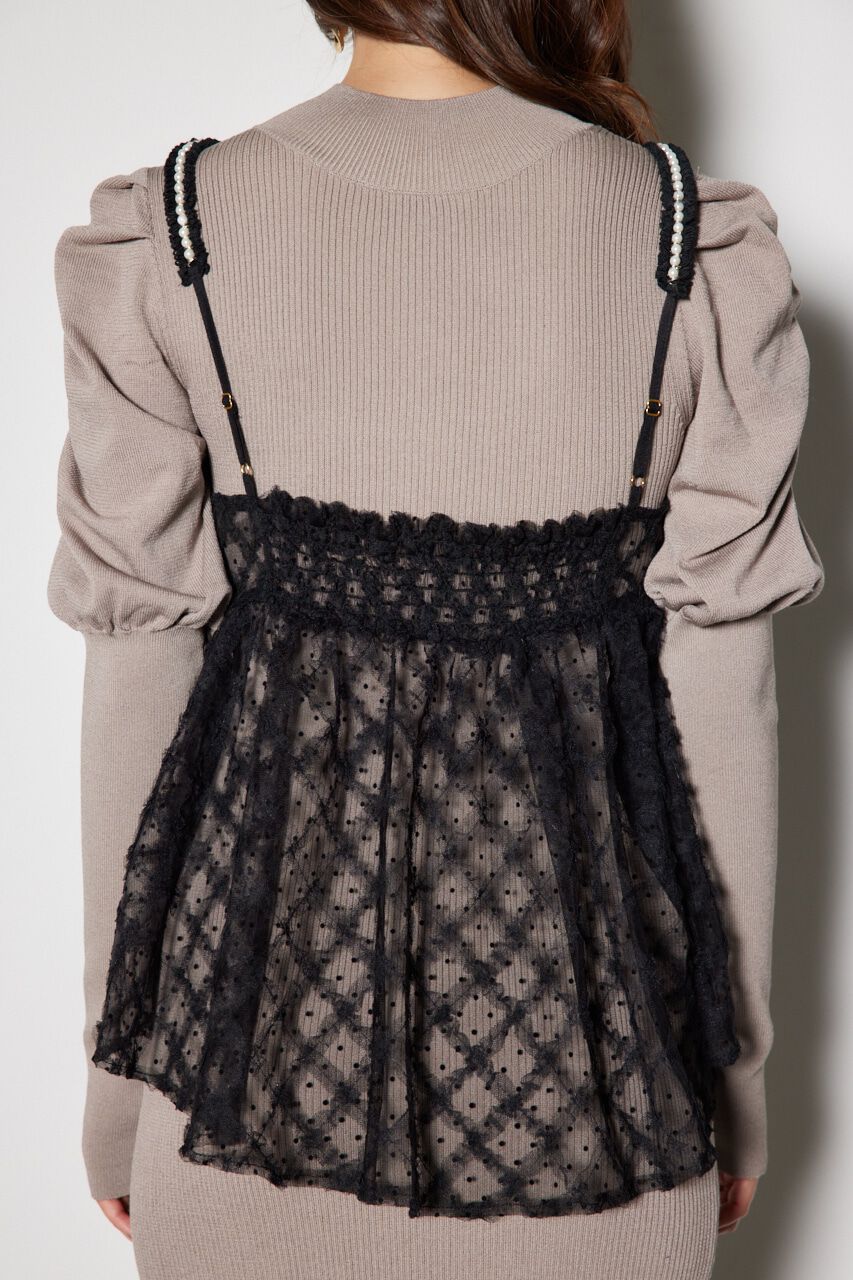 rienda「ビスチェセットニットワンピース」|ワンピース|