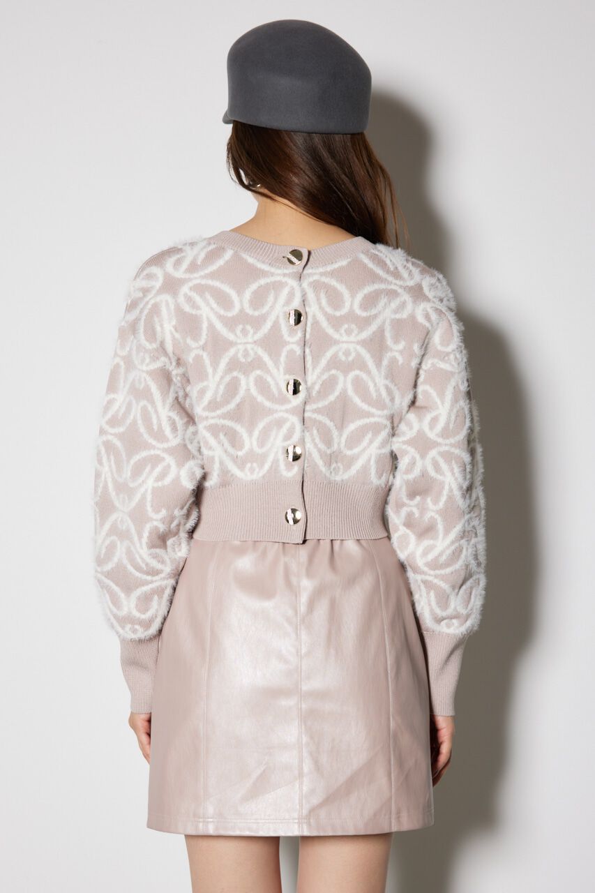 rienda「2WAY Rロゴニットトップス」|ニット・セーター|