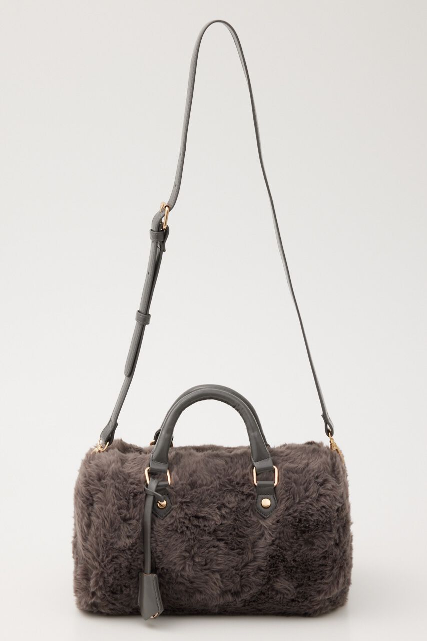 rienda「フェイクファーボストンバッグ」|その他|