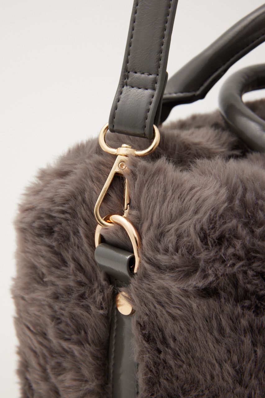 rienda「フェイクファーボストンバッグ」|その他|