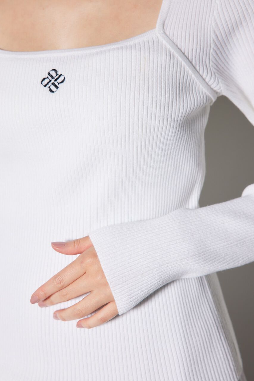 rienda「ボレロネックウォッシャブル ニットトップス」|ニット・セーター|